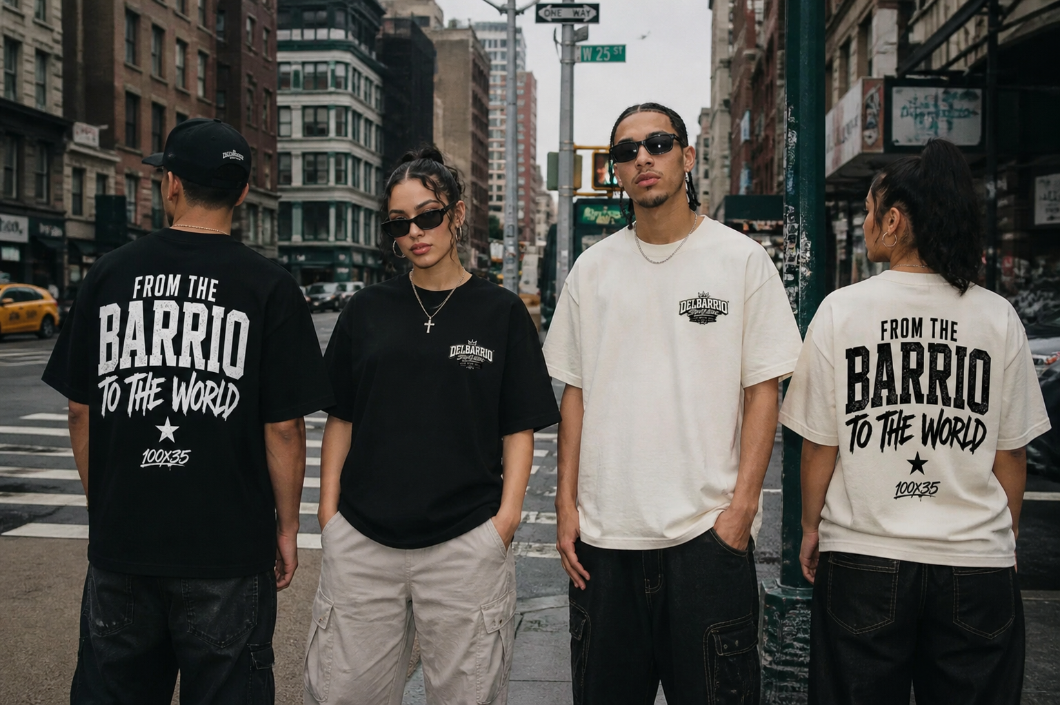 From The Barrio "Oversized Signature Tee"