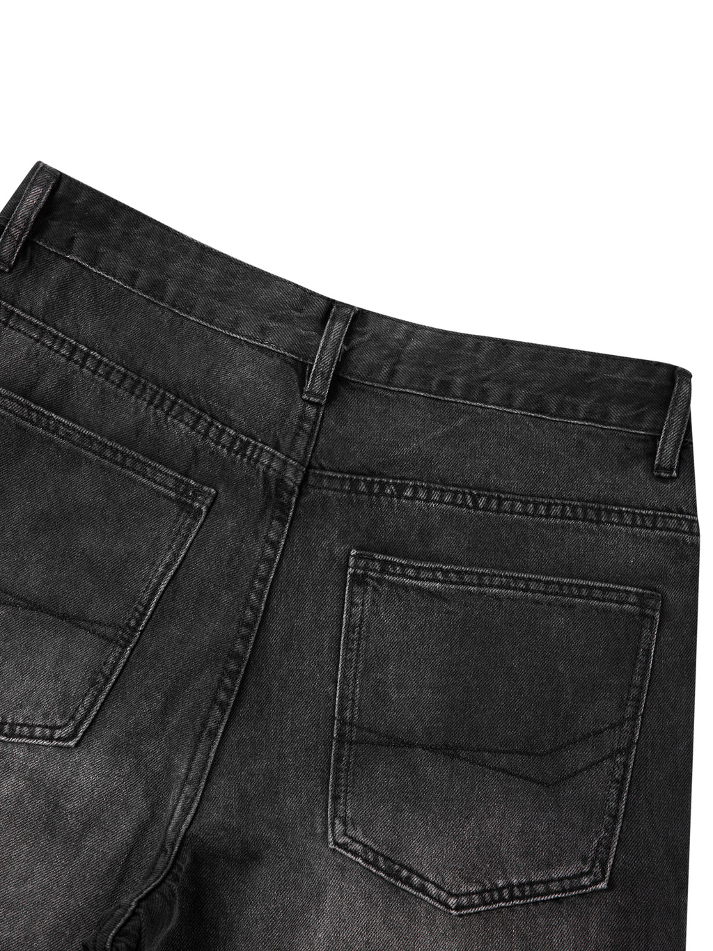 Del Barrio Men's Sunfade Vintage Wash Barrel Leg Jeans