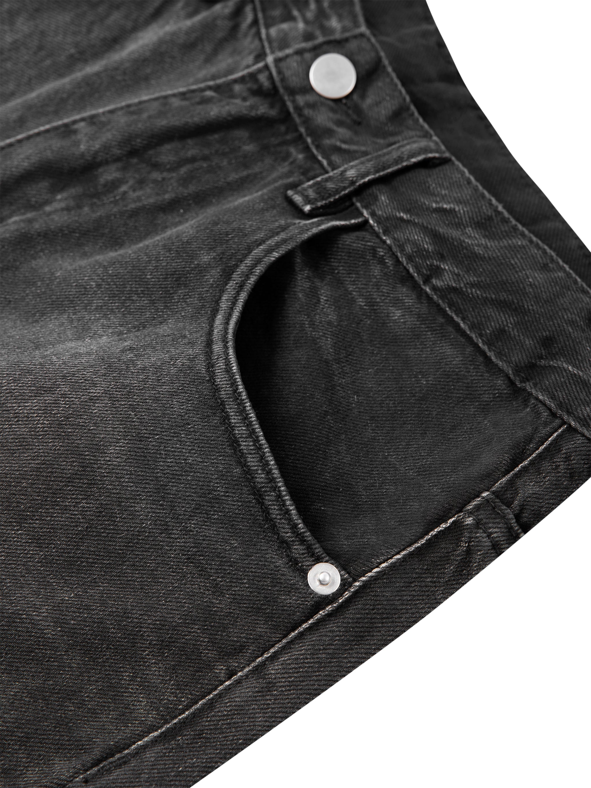 Del Barrio Men's Sunfade Vintage Wash Barrel Leg Jeans